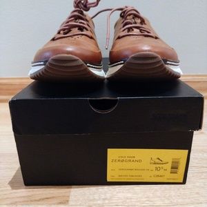 NEW - Cole Haan Mens Casual Zerogrand Rugged Oxford Lace-Up Leather Shoes 10.5